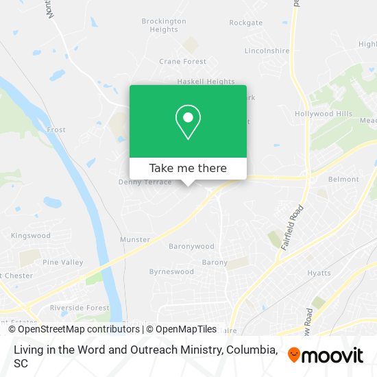Mapa de Living in the Word and Outreach Ministry