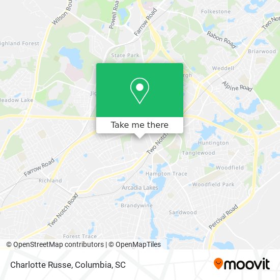 Mapa de Charlotte Russe