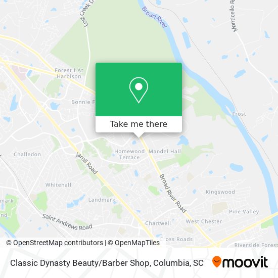 Mapa de Classic Dynasty Beauty / Barber Shop