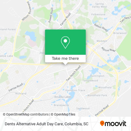 Mapa de Dents Alternative Adult Day Care