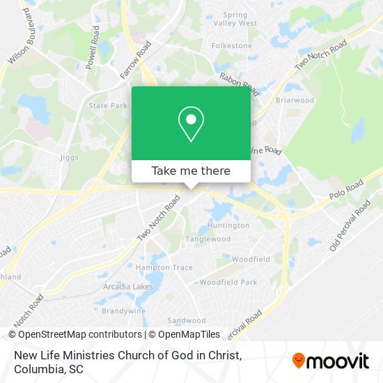 New Life Ministries Church of God in Christ map