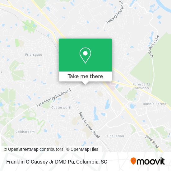 Mapa de Franklin G Causey Jr DMD Pa