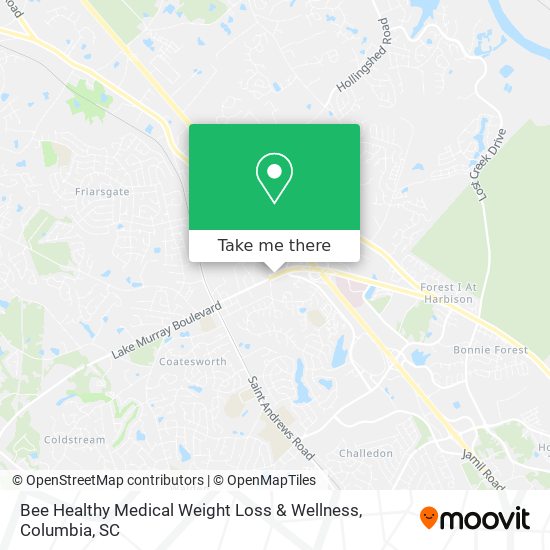 Mapa de Bee Healthy Medical Weight Loss & Wellness