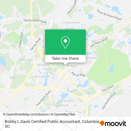 Bobby L Davis Certified Public Accountant map