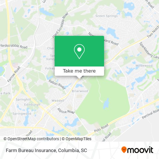 Farm Bureau Insurance map