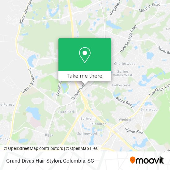 Grand Divas Hair Stylon map