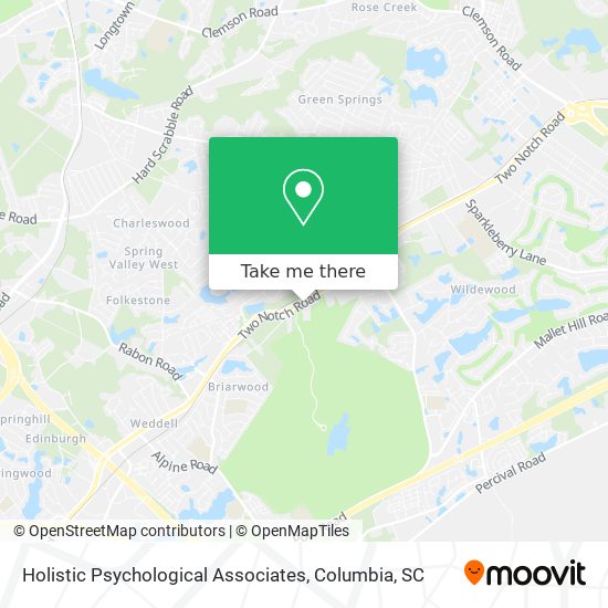 Holistic Psychological Associates map