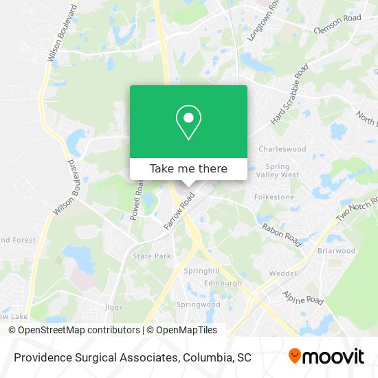 Providence Surgical Associates map