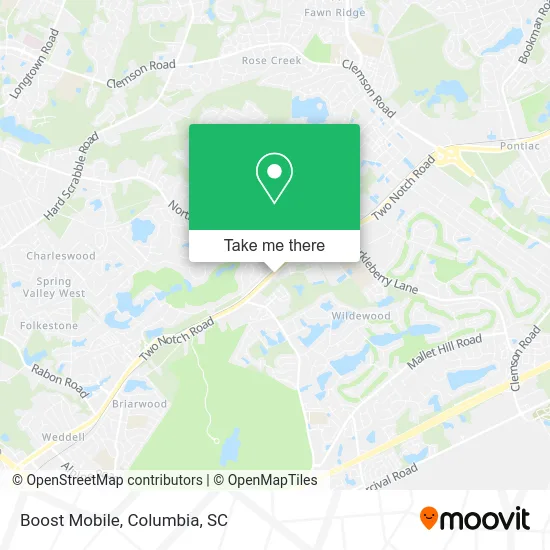 Boost Mobile map