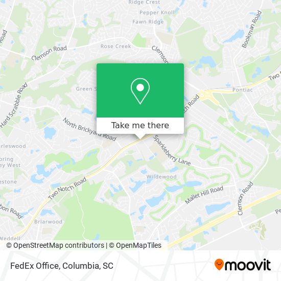 Mapa de FedEx Office