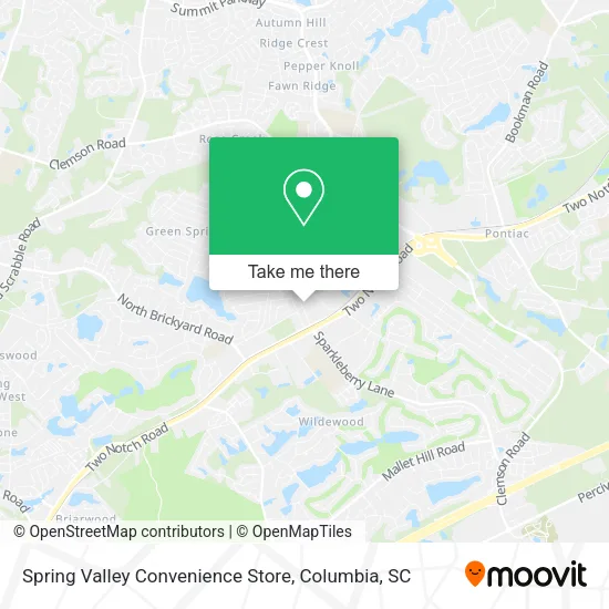 Spring Valley Convenience Store map