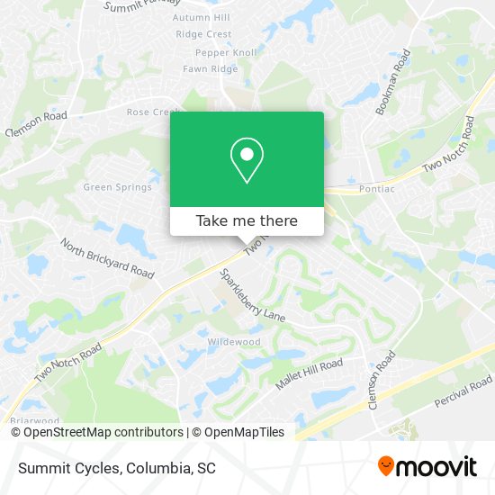 Mapa de Summit Cycles