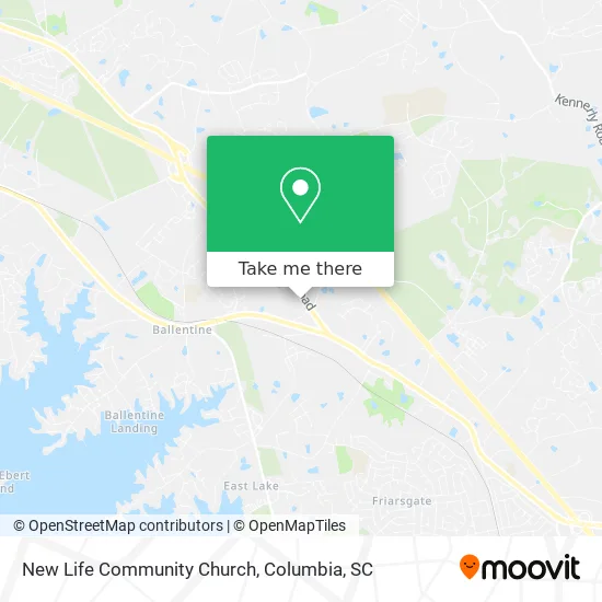 New Life Community Church map