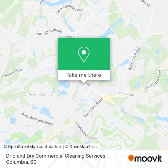 Drip and Dry Commercial Cleaning Services map