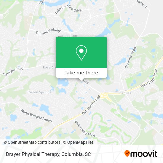 Mapa de Drayer Physical Therapy