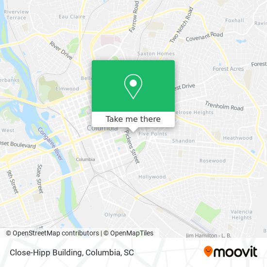 Close-Hipp Building map