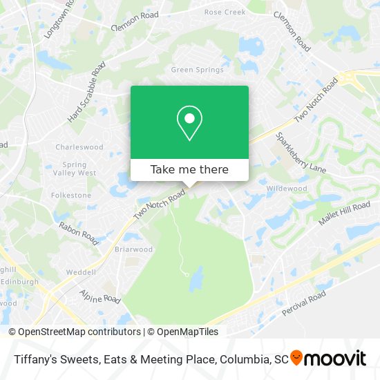 Tiffany's Sweets, Eats & Meeting Place map