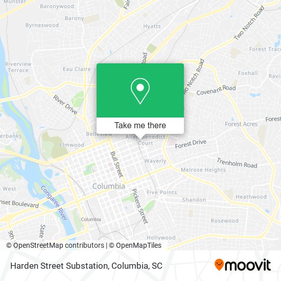 Mapa de Harden Street Substation