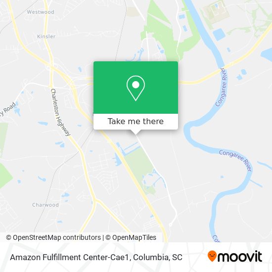 Amazon Fulfillment Center-Cae1 map