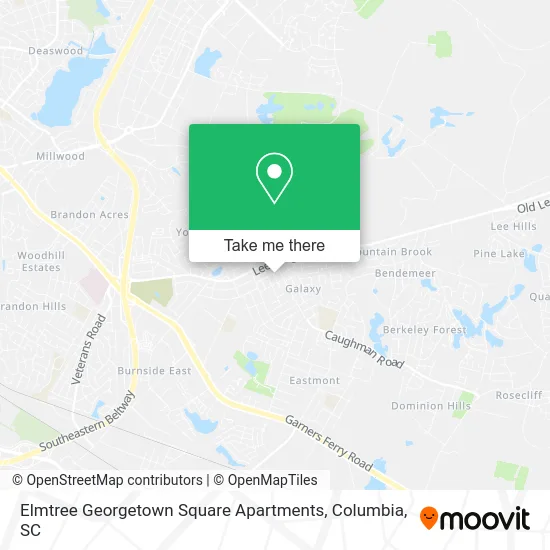 Elmtree Georgetown Square Apartments map