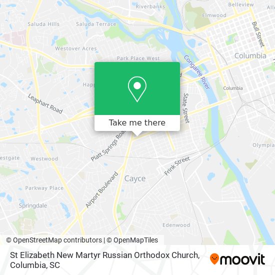 St Elizabeth New Martyr Russian Orthodox Church map