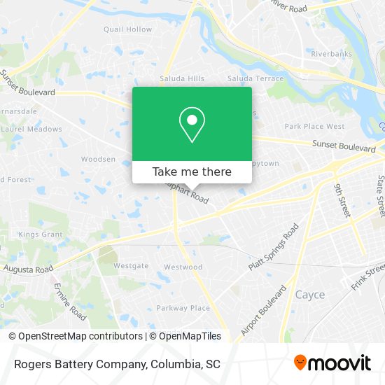 Mapa de Rogers Battery Company