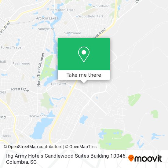 Ihg Army Hotels Candlewood Suites Building 10046 map