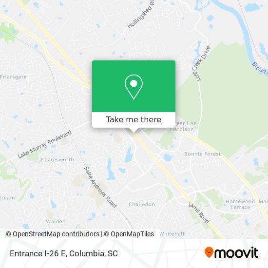 Mapa de Entrance I-26 E