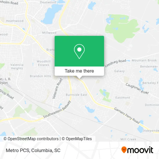 Metro PCS map