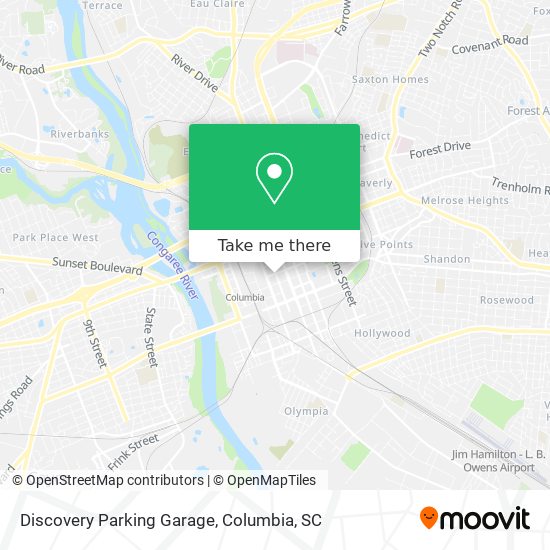 Discovery Parking Garage map