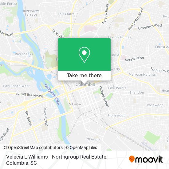 Velecia L Williams - Northgroup Real Estate map