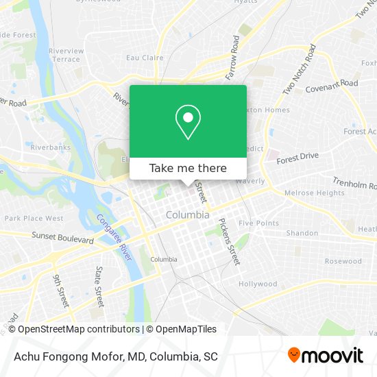 Achu Fongong Mofor, MD map