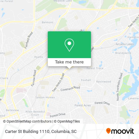 Carter St Building 1110 map
