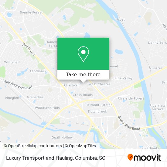 Luxury Transport and Hauling map
