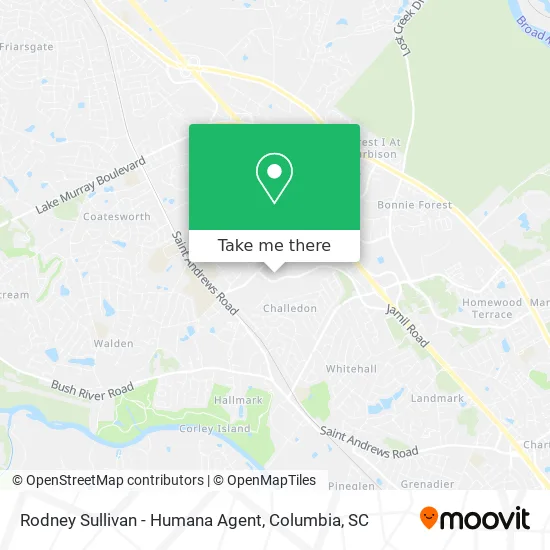 Rodney Sullivan - Humana Agent map