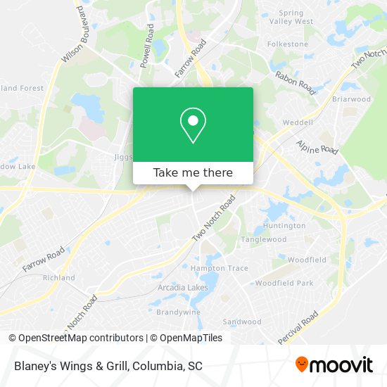 Blaney's Wings & Grill map