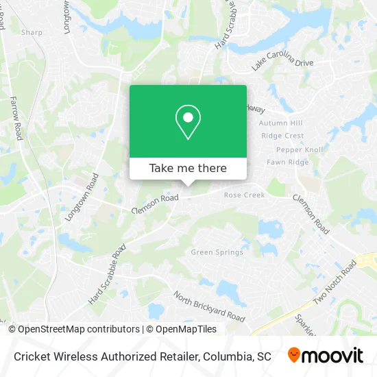 Cricket Wireless Authorized Retailer map