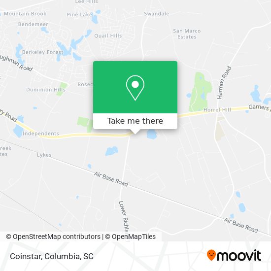 Coinstar map