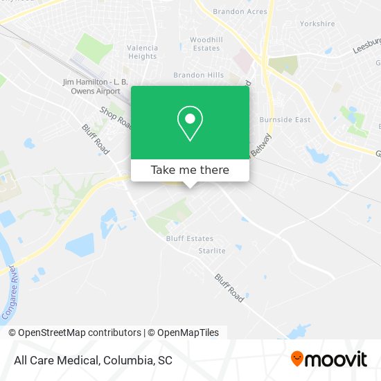 All Care Medical map