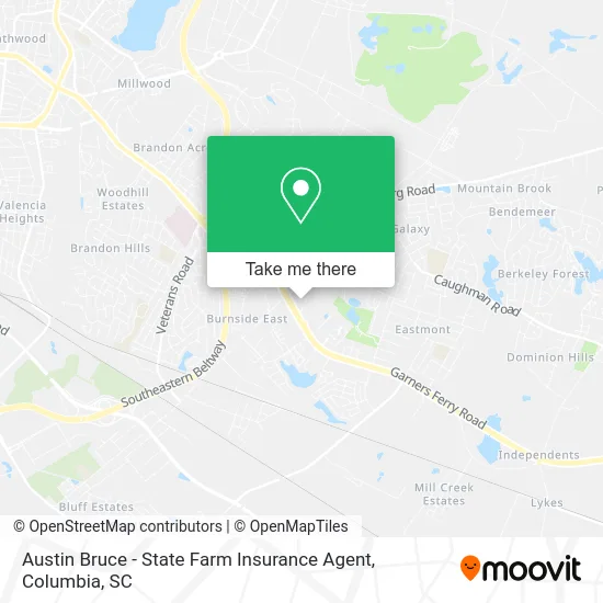 Austin Bruce - State Farm Insurance Agent map