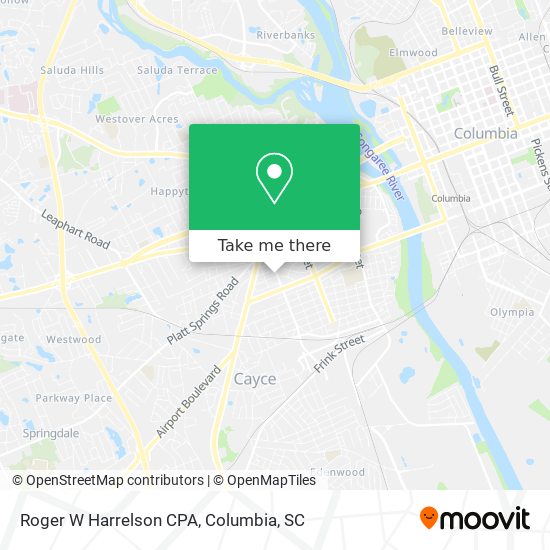 Roger W Harrelson CPA map