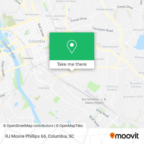 RJ Moore Phillips 66 map