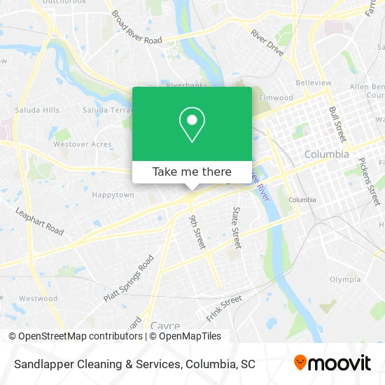 Sandlapper Cleaning & Services map