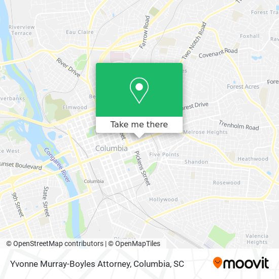 Yvonne Murray-Boyles Attorney map