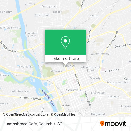 Lambsbread Cafe map