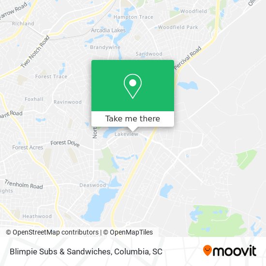 Blimpie Subs & Sandwiches map