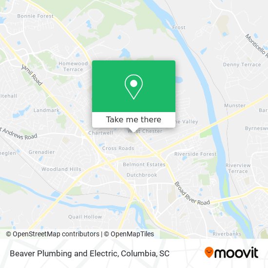 Mapa de Beaver Plumbing and Electric