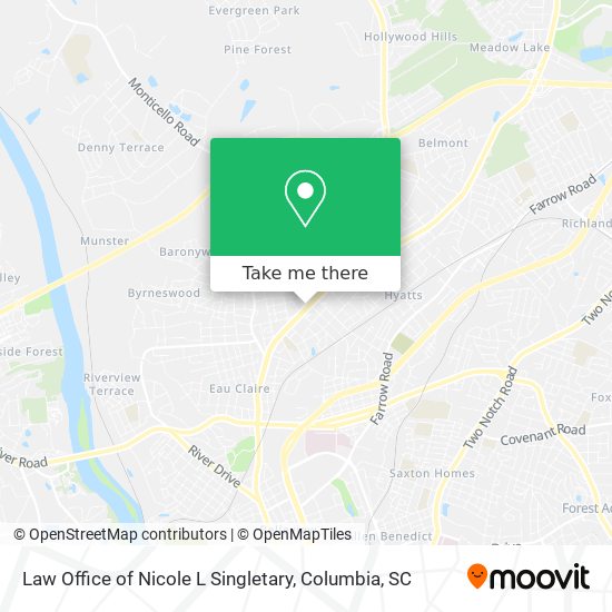 Mapa de Law Office of Nicole L Singletary