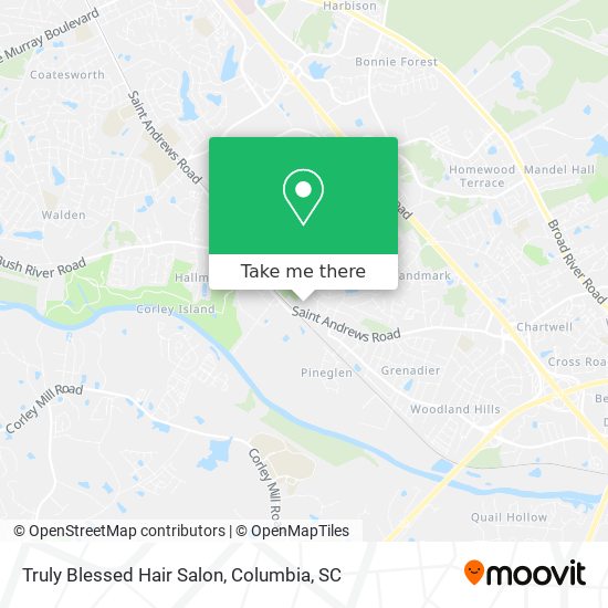 Truly Blessed Hair Salon map