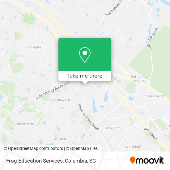 Frog Education Services map